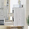 Artysan Mueble de lavabo Cíes (L x An x Al: 38,6 x 70 x 64 cm, Silver) | BAUHAUS