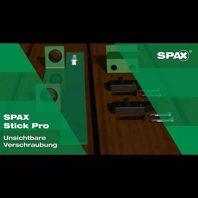 Spax Abstandhalter Stick Pro - 40 Stk. - Unsichtbare Befestigung