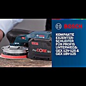 Bosch Professional AMPShare 18V Akku-Exzenterschleifer GEX 18V-125 (18 V, Ohne Akku, Durchmesser Schleifteller: 125 mm, Kunststoffkoffer) | BAUHAUS