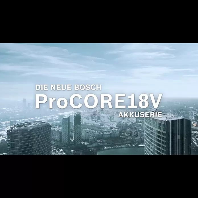 Bosch Professional AMPShare 18V Akku ProCore 18V - 18 V, 4 Ah - Ein revolutionärer Schritt – die Bosch ProCORE18V Akku-Serie