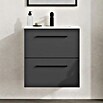 Artysan Mueble de lavabo Arosa (L x An x Al: 44,6 x 60 x 64 cm, Antracita) | BAUHAUS