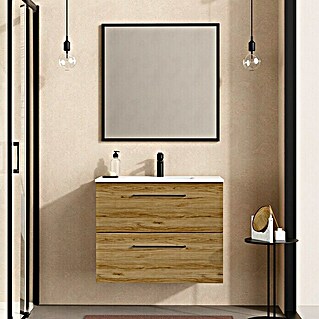 Mueble de lavabo Arosa (L x An x Al: 44,6 x 80 x 64 cm, Roble Guadarrama)