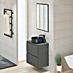 Artysan Mueble de lavabo Cíes (L x An x Al: 38,6 x 60 x 64 cm, Antracita) | BAUHAUS