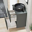 Artysan Mueble de lavabo Cíes (L x An x Al: 38,6 x 60 x 64 cm, Antracita) | BAUHAUS