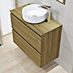 Artysan Mueble de lavabo Cíes (L x An x Al: 38,6 x 80 x 64 cm, Roble Guadarrama) | BAUHAUS