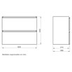Artysan Mueble de lavabo Cíes (L x An x Al: 38,6 x 80 x 64 cm, Roble Guadarrama) | BAUHAUS