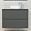 Artysan Mueble de lavabo Cíes (L x An x Al: 38,6 x 90 x 64 cm, Antracita) | BAUHAUS