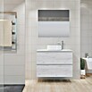 Artysan Mueble de lavabo Cíes (L x An x Al: 38,6 x 90 x 64 cm, Silver) | BAUHAUS