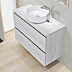 Artysan Mueble de lavabo Cíes (L x An x Al: 38,6 x 90 x 64 cm, Silver) | BAUHAUS