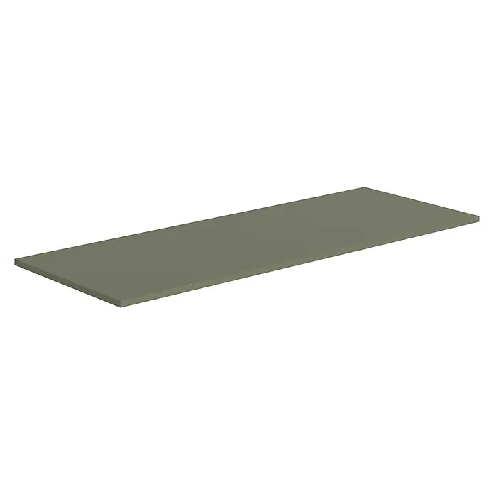 Artysan Encimera para lavabo Toja - 45,7 x 121 x 1,6 cm, Musgo - Losa rectangular gris, ideal para usar como base robusta o como elemento decorativo minimalista.