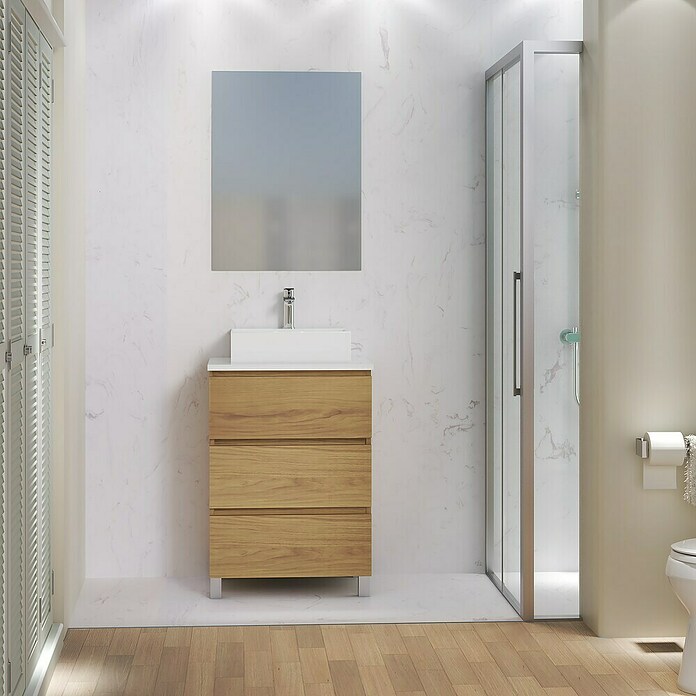 Artysan Mueble de lavabo Colours (L x An x Al: 44,6 x 60 x 83,3 cm, Roble Guadarrama) | BAUHAUS