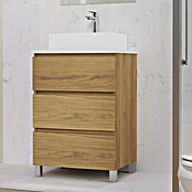Artysan Mueble de lavabo Colours (L x An x Al: 44,6 x 60 x 83,3 cm, Roble Guadarrama) | BAUHAUS