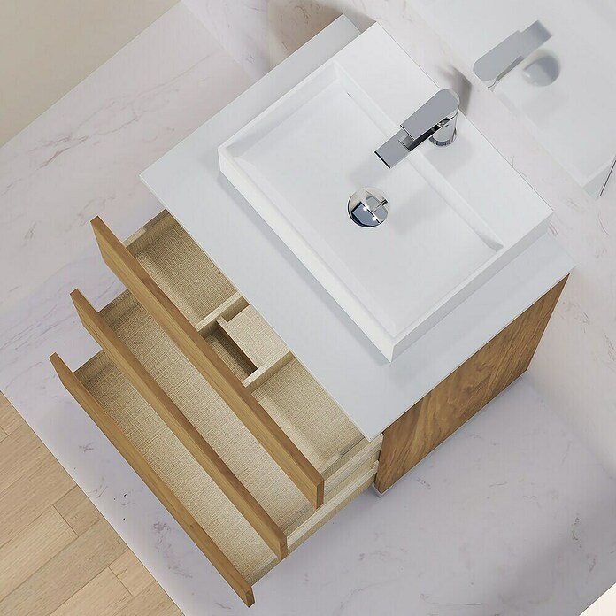 Artysan Mueble de lavabo Colours (L x An x Al: 44,6 x 60 x 83,3 cm, Roble Guadarrama) | BAUHAUS