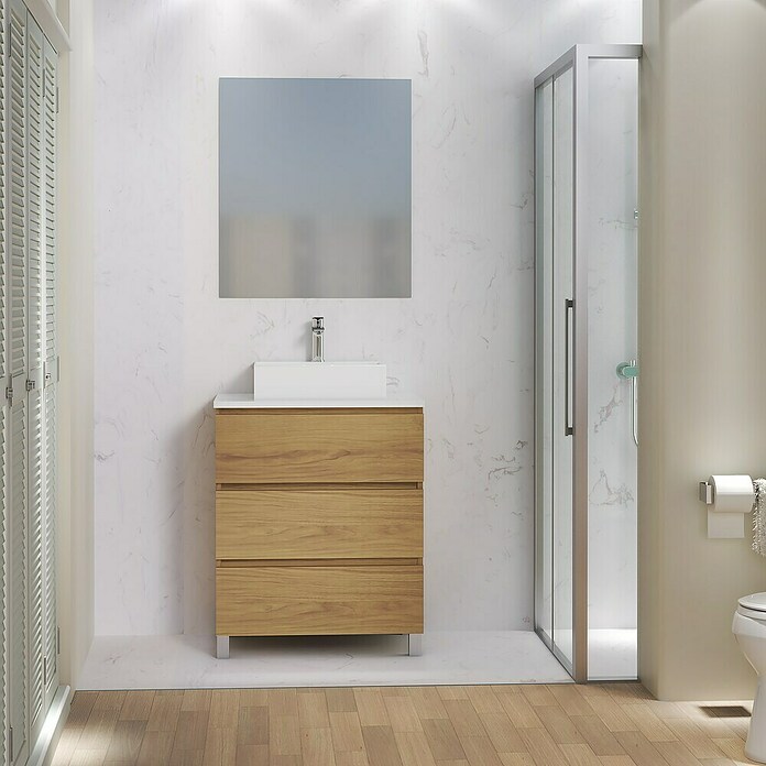 Artysan Mueble de lavabo Colours (L x An x Al: 44,6 x 70 x 83,3 cm, Roble Guadarrama) | BAUHAUS