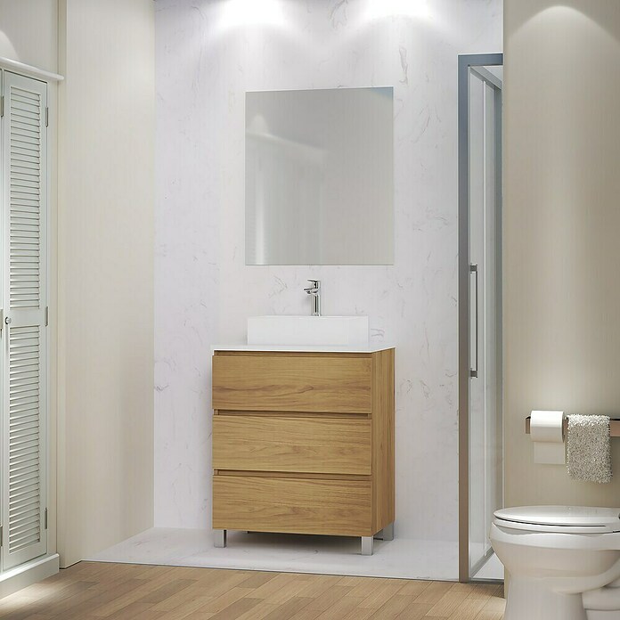 Artysan Mueble de lavabo Colours (L x An x Al: 44,6 x 70 x 83,3 cm, Roble Guadarrama) | BAUHAUS