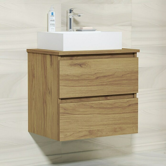 Artysan Mueble de lavabo Fons (L x An x Al: 44,6 x 60 x 64 cm, Roble Guadarrama) | BAUHAUS