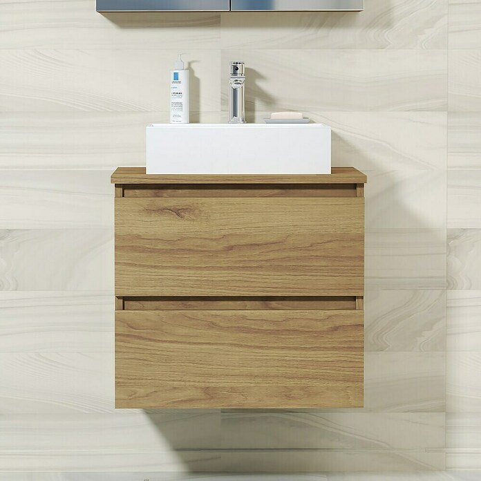 Artysan Mueble de lavabo Fons (L x An x Al: 44,6 x 60 x 64 cm, Roble Guadarrama) | BAUHAUS