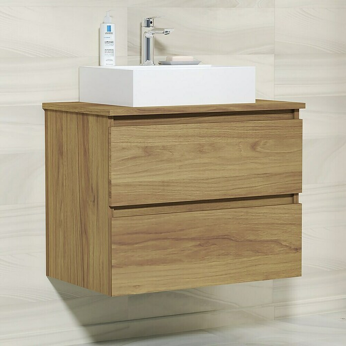 Artysan Mueble de lavabo Fons (L x An x Al: 44,6 x 70 x 64 cm, Roble Guadarrama) | BAUHAUS