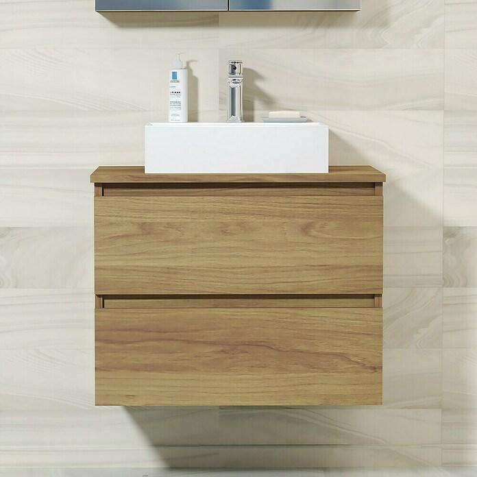 Artysan Mueble de lavabo Fons (L x An x Al: 44,6 x 70 x 64 cm, Roble Guadarrama) | BAUHAUS