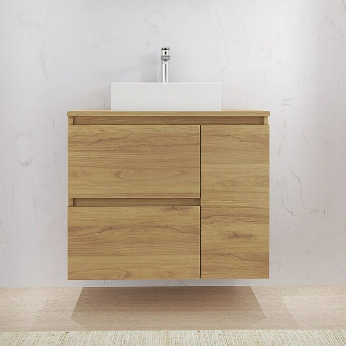 Artysan Mueble de lavabo Farbe (L x An x Al: 44,6 x 70 x 64 cm, Roble guadarrama) | BAUHAUS