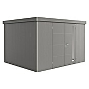 Biohort Neo Gerätehaus 3D (Außenbreite inkl. Dachüberstand: 348 cm, Außentiefe inkl. Dachüberstand: 292 cm, Stahl, Quarzgrau-Metallic, Doppeltür) | BAUHAUS