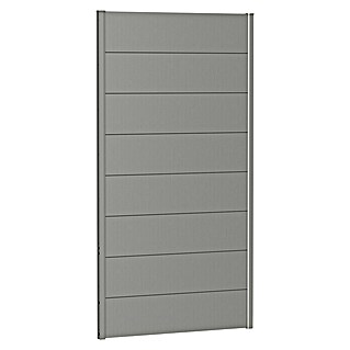 Biohort Sichtschutzelement (B x H: 100 x 180 cm, Stahl, Quarzgrau Metallic)