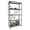 Simonrack Simonclick Metallregal Simonclick Mega Plus (H x B x T: 200 x 120 x 40 cm, Traglast pro Boden: 200 kg, Anzahl Böden: 5 Stk., Stecken, Anthrazit/Anthrazit) | BAUHAUS