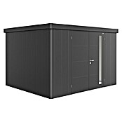 Biohort Neo Gerätehaus 3D (Außenbreite inkl. Dachüberstand: 348 cm, Außentiefe inkl. Dachüberstand: 292 cm, Stahl, Dunkelgrau, Doppeltür) | BAUHAUS