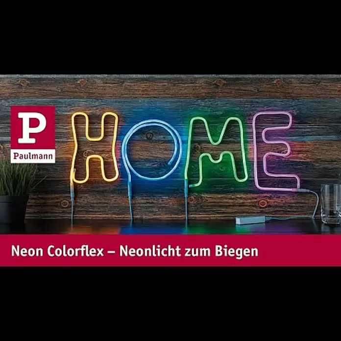 Paulmann LED-Band Neon Colorflex USB Strip - Länge: 1 m, Lichtfarbe: Blau - Neon Colorflex USB Strip Video