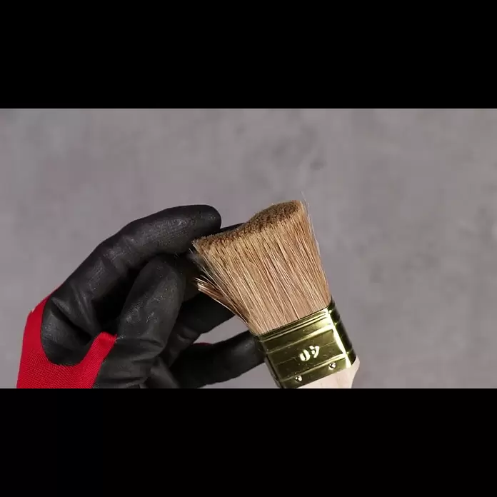 swingcolor Premium Lasur-Flachpinsel - Breite Borsten: 40 mm, Hollestermischung, Naturholz - LASUR FLACHPI PREMIUM 40 mm FSC SWINGCOLOR