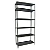 Simonrack Simonclick Metallregal Simonclick Mini (H x B x T: 250 x 80 x 30 cm, Traglast pro Boden: 180 kg, Anzahl Böden: 6 Stk., Stecken, Anthrazit/Anthrazit) | BAUHAUS