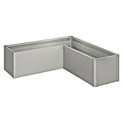 Biohort Belvedere Hochbeet Mini L-Form (152 x 152 x 45 cm, Stahl, Quarzgrau Metallic) | BAUHAUS