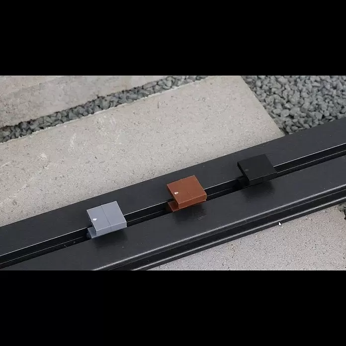 Kovalex Befestigungsclip Kunststoff - 25 Stk., Grau - Kovalex® Kunststoffclip