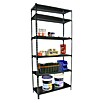 Simonrack Simonclick Metallregal Simonclick Mini (H x B x T: 250 x 80 x 30 cm, Traglast pro Boden: 180 kg, Anzahl Böden: 6 Stk., Stecken, Anthrazit/Anthrazit) | BAUHAUS