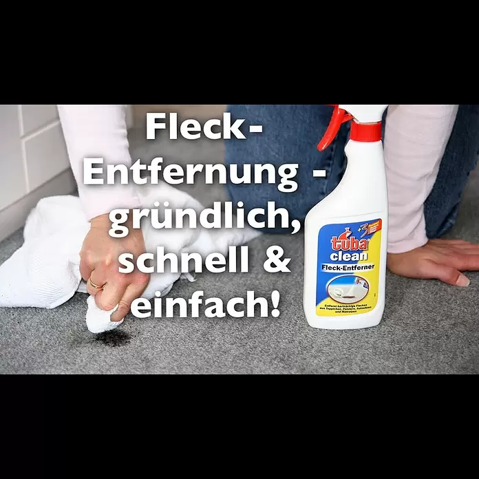 Tuba Clean Fleckenentferner - 500 ml, Sprühflasche - Fleckentfernung, Fleckentferner, Flecken entfernen mit dem tuba clean Fleck-Entferner