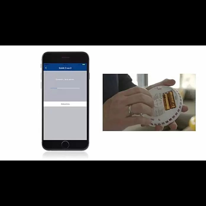 Abus Smartvest Funkrauchwarnmelder FURM35000A - Weiß - Rauchwarnmelder mit App verbinden – Smartvest Tutorial