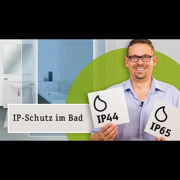 Paulmann Nova LED-Einbauleuchten-Set Coin - 7 W, Warmweiß, IP65, 3 Stk., Weiß - IP Schutz für Licht im Bad - die richtige Wahl der Schutzart