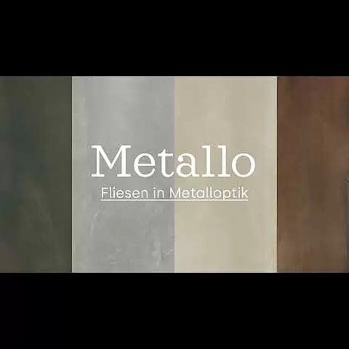 Feinsteinzeugfliese Metallo Rame - 60 x 120 cm, Kupfer, Matt - Metallo Fliesen in Metalloptik