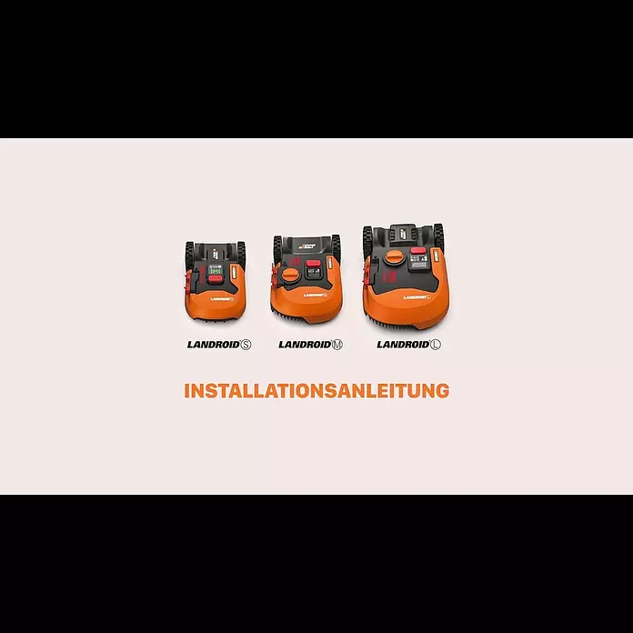 Worx PowerShare 20V Mähroboter Landroid M500 - 500 m², Schnittbreite: 18 cm, Induktionsgestützte Navigation, Begrenzungskabel - Landroid 2019 INSTALLATIONSANLEITUNG DE - worx-europe.com
