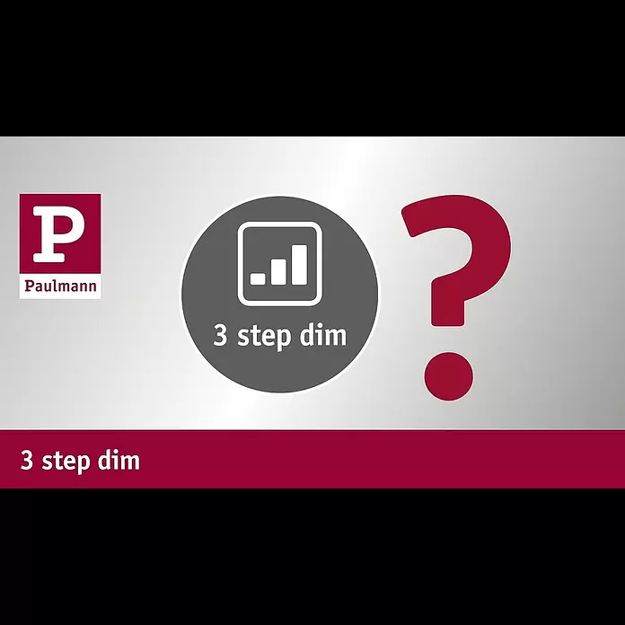 Paulmann LED-Einbauleuchte Nova - 6,5 W, Aluminium, Warmweiß, Leuchtenkopf beweglich - Schnell erklärt: 3 step dim