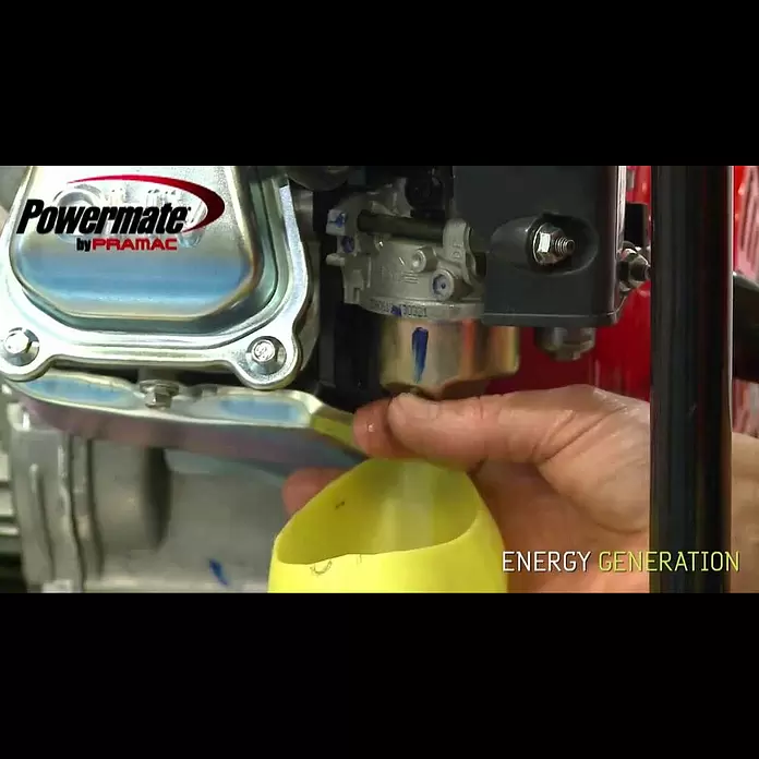 Pramac Powermate Generador EM2800 - 2,5 kW, Volumen del depósito: 3,6 l, Consumo: 1,2 l/h - Powermate by Pramac EM2800 Tutorial de Mantenimiento