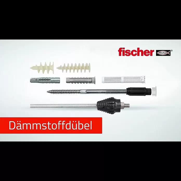 Fischer Thermax Abstandsmontagesystem 10/160 M10 - Durchmesser Bohrloch: 12 mm, Nutzlänge: 140 - 160 mm, 2 Stk. - fischer WDVS Befestigungen: sicher und wärmebrückenfrei bei Dämmstoffmontagen