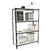 Simonrack Simonclick Metallregal Simonclick Plus (H x B x T: 150 x 90 x 50 cm, Traglast pro Boden: 180 kg, Anzahl Böden: 4 Stk., Stecken, Anthrazit/Weiß) | BAUHAUS