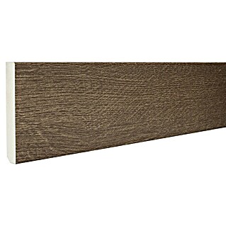 Zócalo de PVC Smoked Oak Dark Grey (2,2 m x 13 mm x 90 mm)