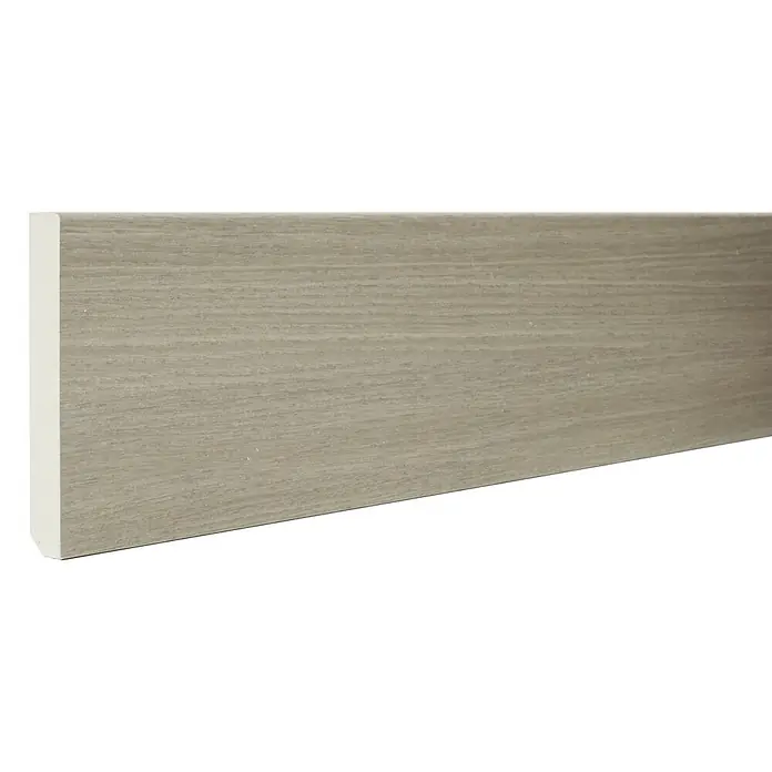 Rodapié Cosy Oak Beige/White Coral/Atlanta - 2,2 m x 13 mm x 90 mm - Rodapié color madera con borde blanco. Protege las paredes y proporciona un acabado limpio a las habitaciones.