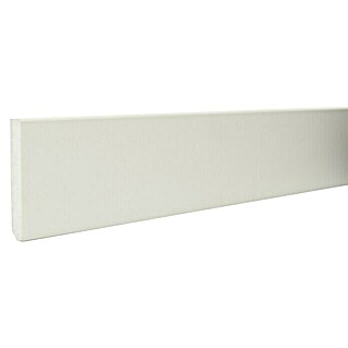 Zócalo de PVC Blanco (2,2 m x 12 mm x 70 mm)