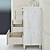 Artysan Mueble de lavabo Ons (L x An x Al: 38,6 x 80 x 83,3 cm, Silver) | BAUHAUS