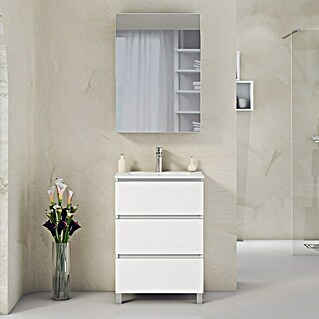 Artysan Mueble de lavabo Ons (L x An x Al: 38,6 x 60 x 83,3 cm, Blanco)