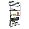 Simonrack Simonclick Metallregal Simonclick Mega Plus (H x B x T: 250 x 120 x 50 cm, Traglast pro Boden: 200 kg, Anzahl Böden: 6 Stk., Stecken, Anthrazit/Weiß) | BAUHAUS