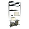 Simonrack Simonclick Metallregal Simonclick Mega Plus (H x B x T: 250 x 120 x 50 cm, Traglast pro Boden: 200 kg, Anzahl Böden: 6 Stk., Stecken, Anthrazit/Silber) | BAUHAUS